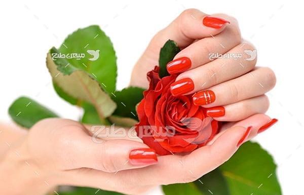 عکس لاک قرمز