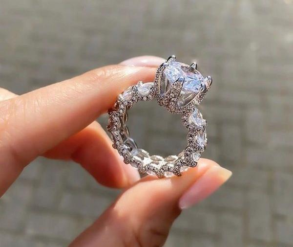 عکس حلقه ازدواج برلیان