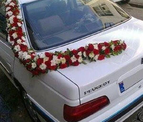 عکس ماشین عروس پژو پارس