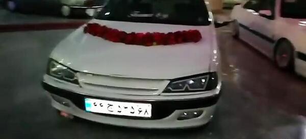 عکس ماشین عروس پژو پارس