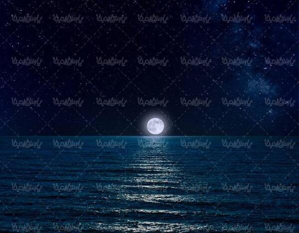 عکس منظره شب مهتابی