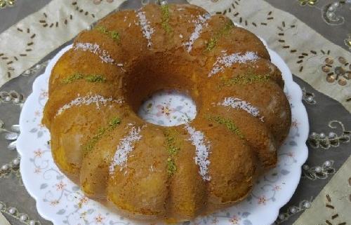عکس کیک ساده خانگی