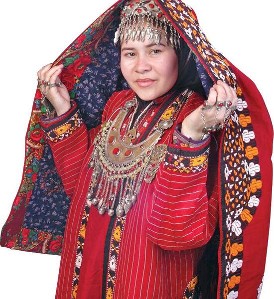 عکس زیباترین دختر ترکمن صحرا