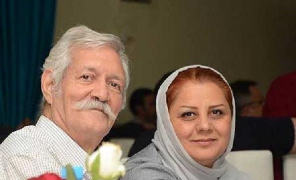 عکس آتش تقی پور و همسرش