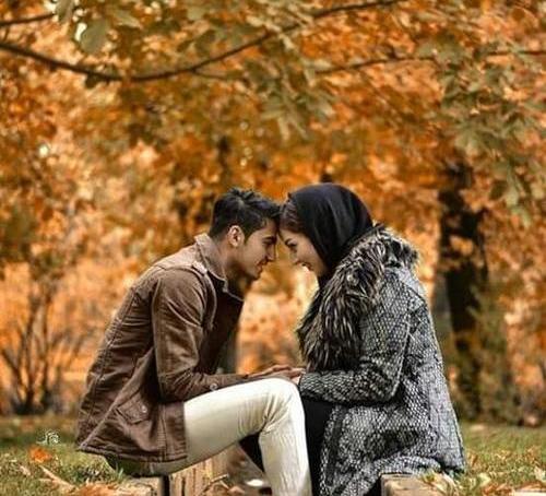 عکس بوسه بر پیشانی عشق