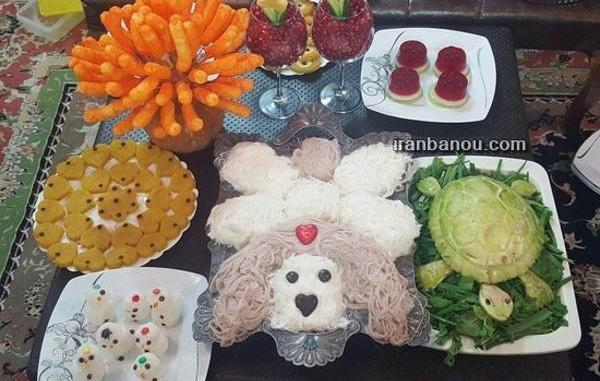 عکس ایده شب یلدا خوراکی
