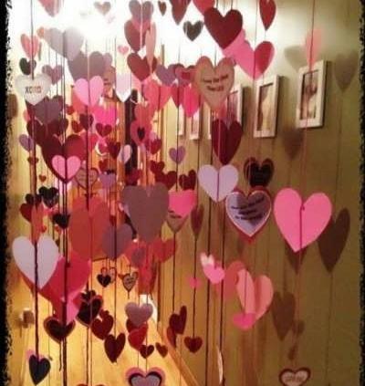 عکس ایده تزیین خانه برای ولنتاین