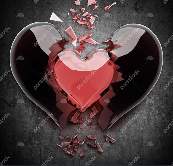 عکس قلب شکسته اینستاگرام