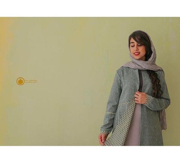 عکس مدل مانتو جلو باز خانگی