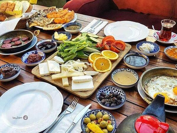 عکس ایده برای صبحانه عاشقانه