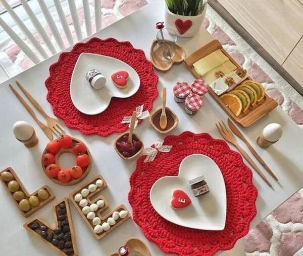 عکس ایده برای صبحانه عاشقانه
