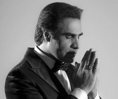 عکس امید خواننده با همسرش