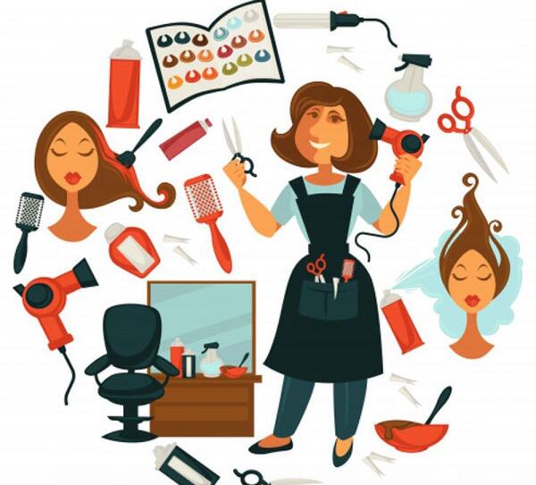 عکس طنز آرایشگری