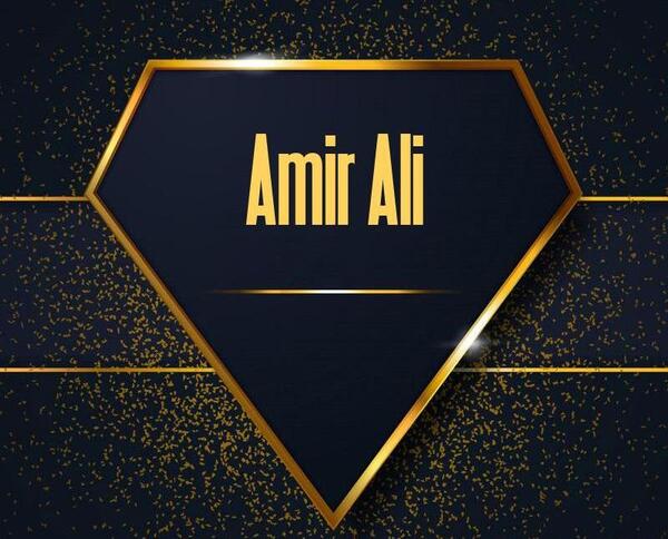 عکس نوشته به اسم امیر علی