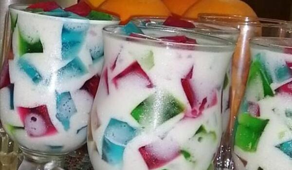 عکس ژله خرده شیشه