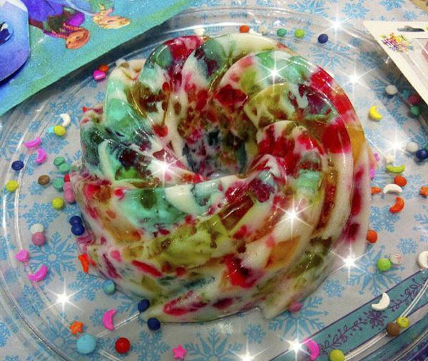 عکس ژله خرده شیشه