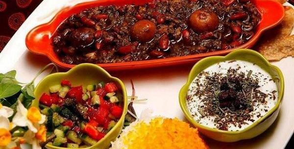 عکس قورمه سبزی رو گاز