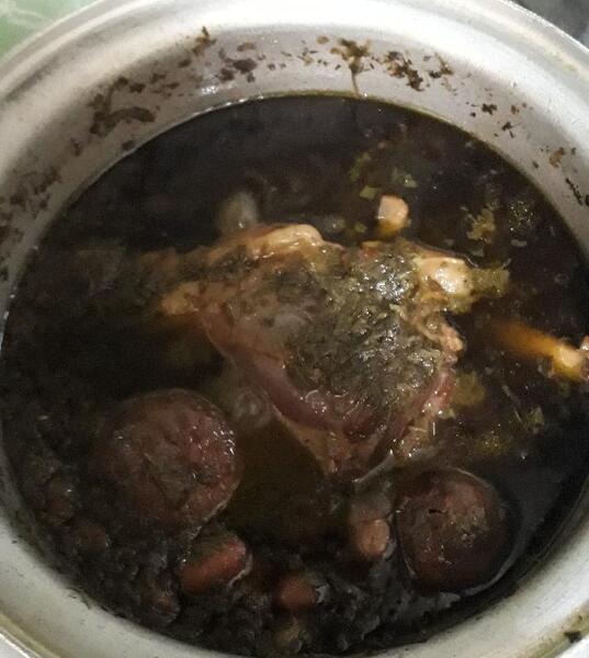 عکس قورمه سبزی رو گاز
