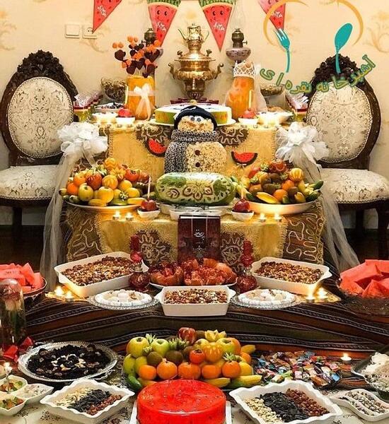 عکس ایده شب یلدا لاکچری