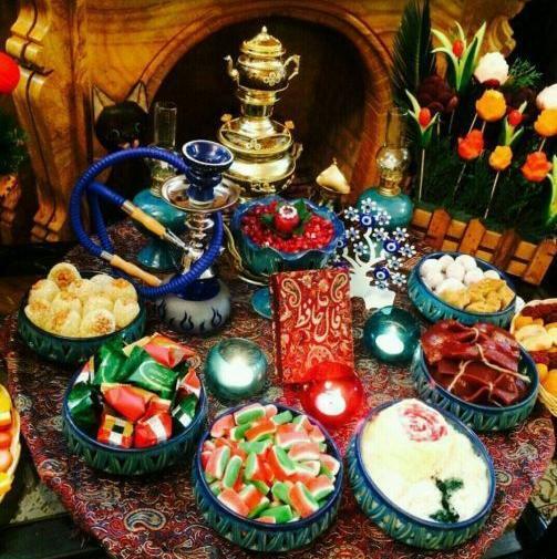 عکس ایده شب یلدا لاکچری