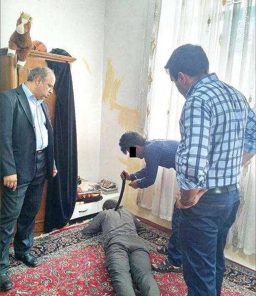 عکس مرد سوخته
