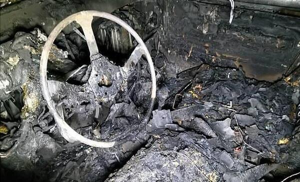 عکس مرد سوخته