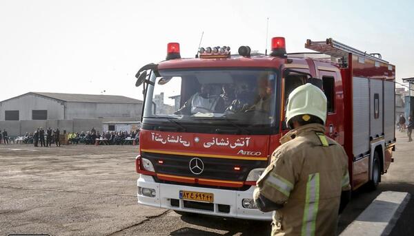 عکس عملیات آتش نشانی