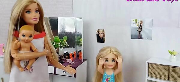 عکس بچه کوچولو باربی
