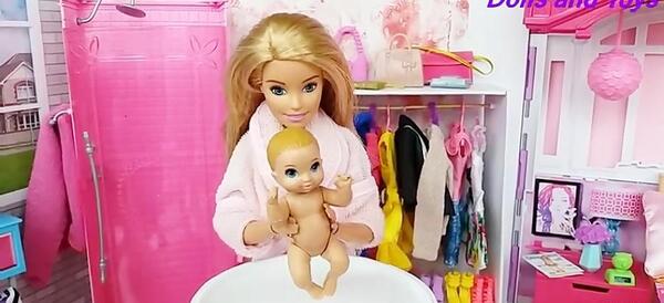 عکس بچه کوچولو باربی