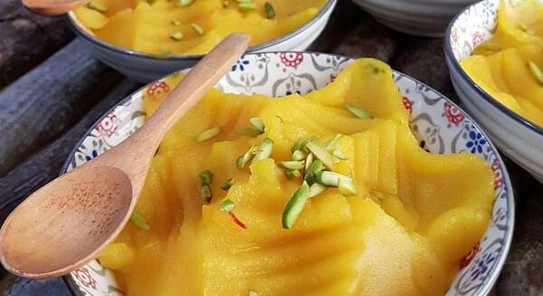 عکس حلوا نشاسته