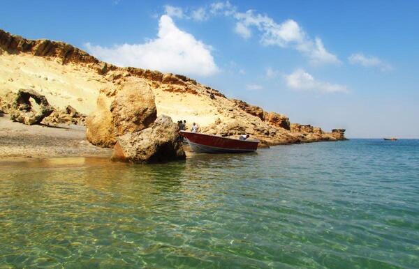 عکس لب دریا قشم