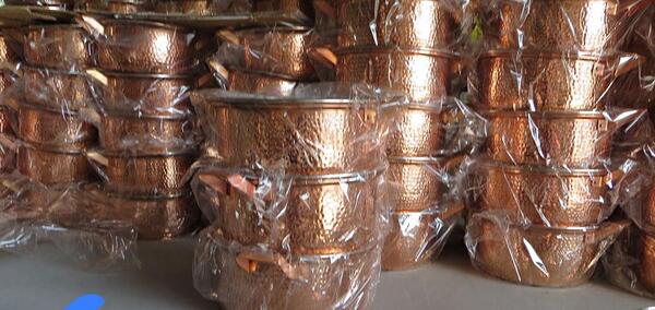 عکس ظروف مسی تقلبی