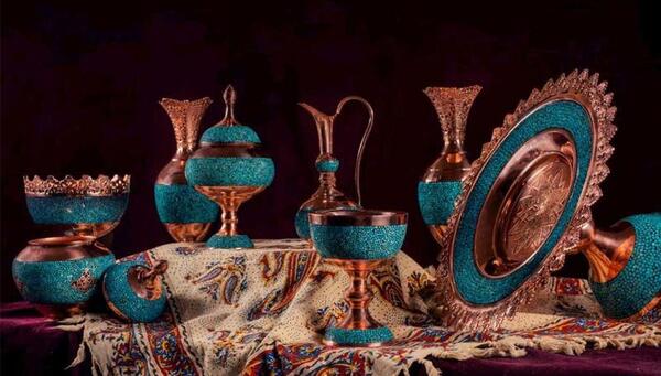 عکس ظروف مسی تقلبی