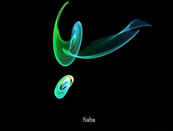عکس با نوشته ی صبا