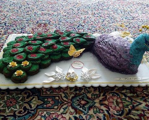عکس طاووس نمدی
