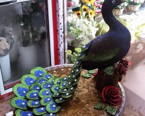 عکس طاووس نمدی