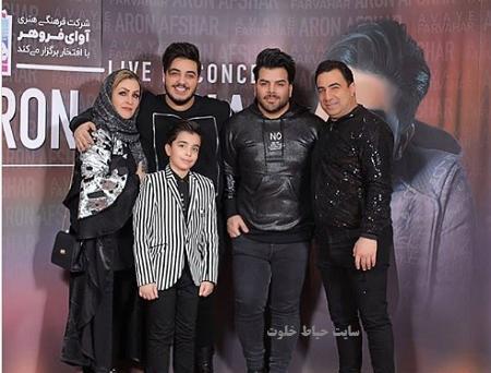 عکس پدر آرون افشار