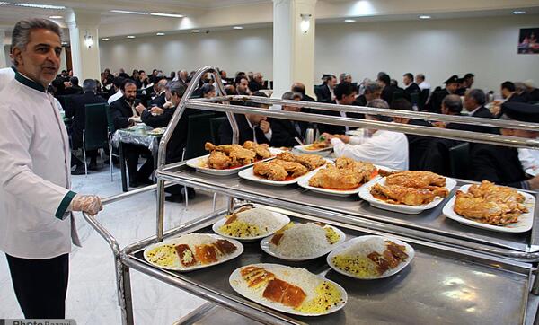 عکس غذای حرم امام رضا