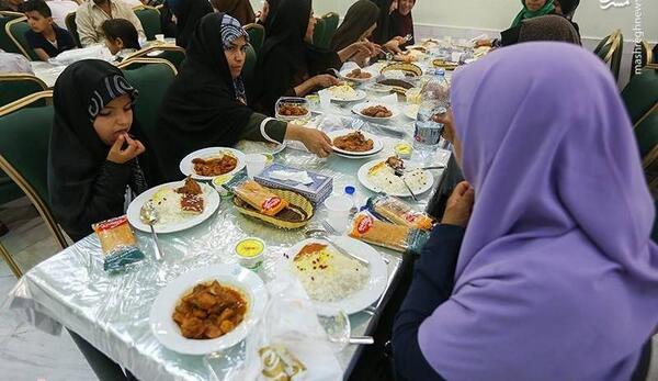 عکس غذای حرم امام رضا