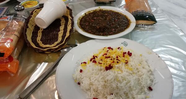 عکس غذای حرم امام رضا