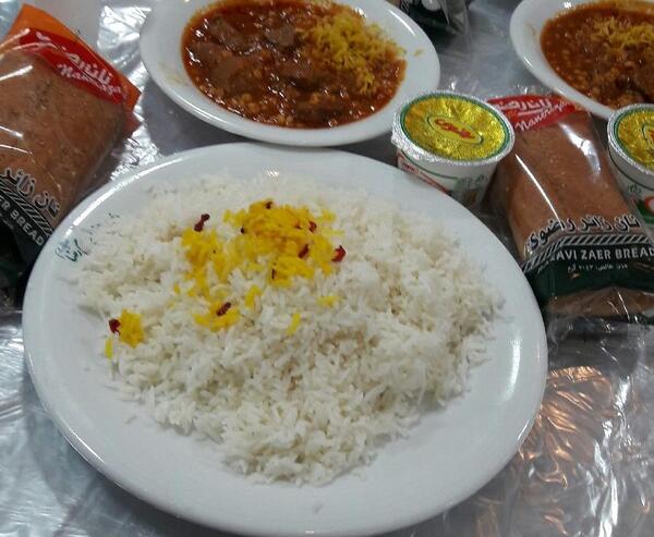 عکس غذای حرم امام رضا
