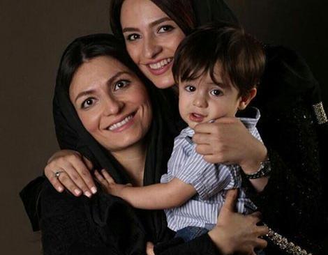 عکس خانوادگی گلاره عباسی