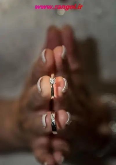 ژست عکس با حلقه ازدواج