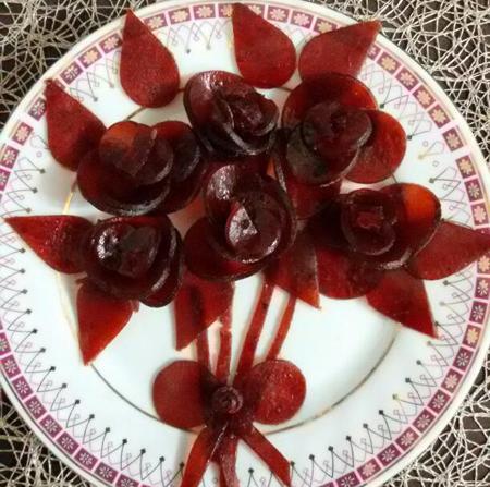 عکس لواشک گل رز