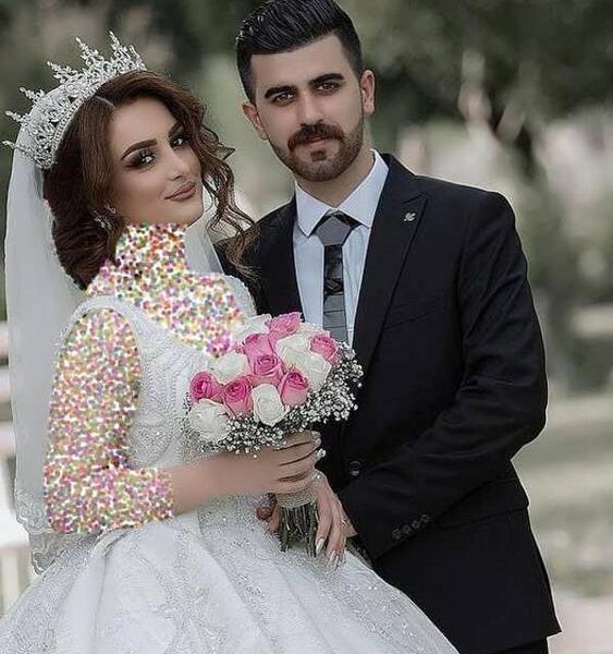 عکس عروس جوان