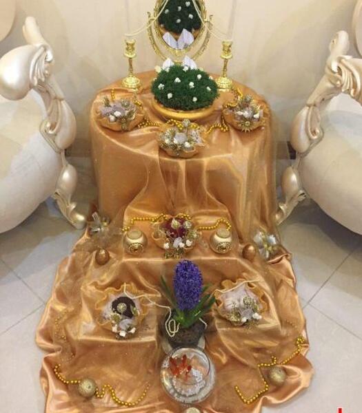 عکس سفره هفت سین با حریر