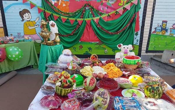 عکس ایده برای شب یلدا در مدرسه