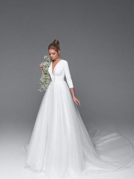 عکس لباس عروس ساده و شیک