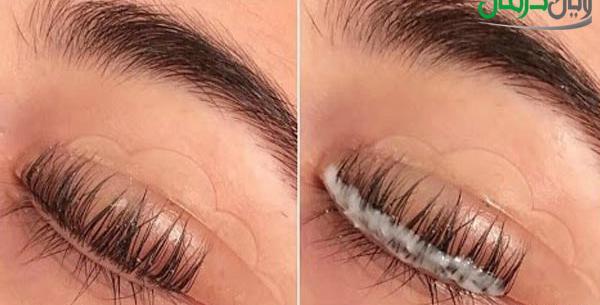 عکس قبل و بعد لیفت مژه