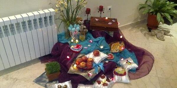 عکس ایده خلاق برای سفره هفت سین